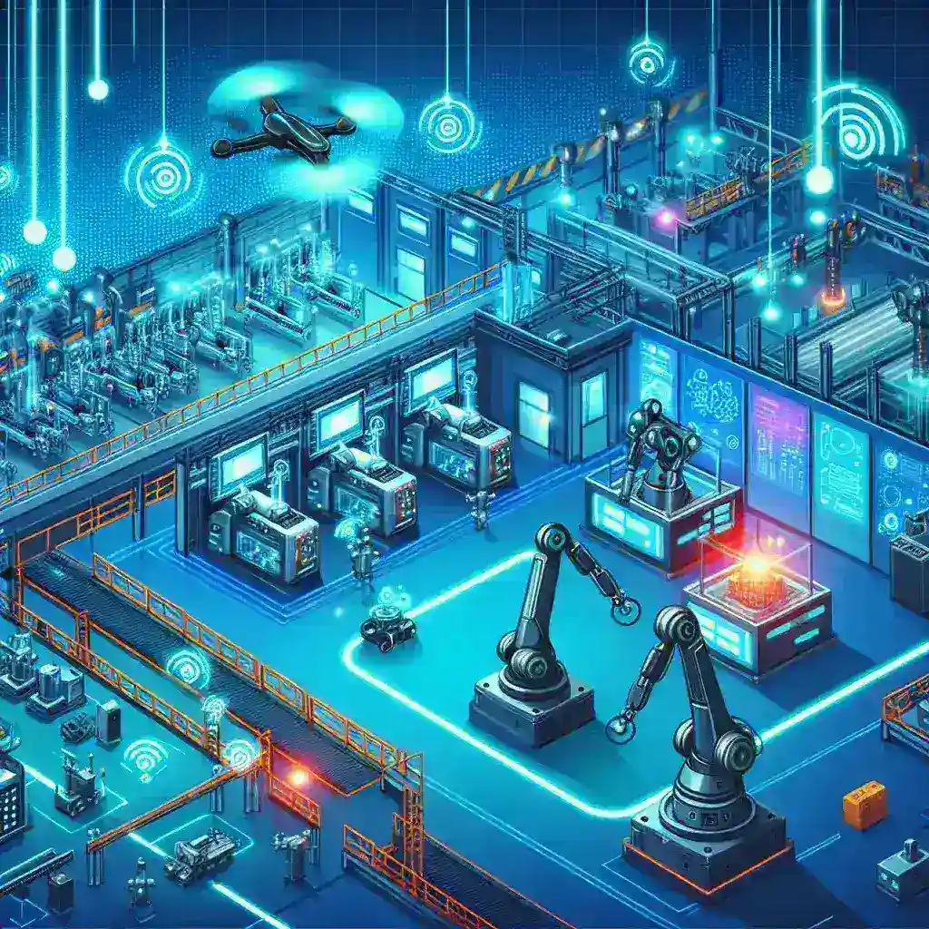 "IBM Watson team showcasing Industrial AI solutions designed to optimize manufacturing processes, featuring advanced technology and innovative tools for enhanced efficiency."